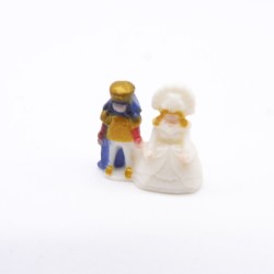 Playmobil 41702 Micro Jouet Enfant Prince et Princesse Blanche 4330 Magnétique