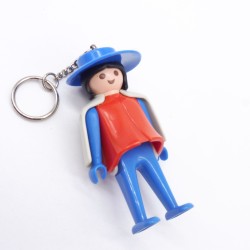 Playmobil 41734 Porte Clé Vintage Femme avec Chapeau bleu