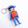 Playmobil 41734 Porte Clé Vintage Femme avec Chapeau bleu