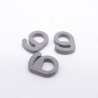 Playmobil 41745 Lot de 3 Petites Attaches Grises