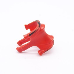 Playmobil 41764 Selle Rouge pour Ane Fou du Roi 3330 Coloriée et Pliure sur un côté