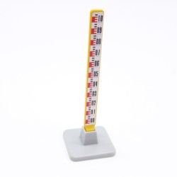 Playmobil 39077 Poteau Mesureur avec Socle Travaux 3184 3464 3760 3777 4043 un peu usé