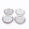 Playmobil 35352 Lot de 4 Assiettes Argent Chrome Vintage 3262 3261 3263 3405 usés