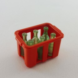 Playmobil 11410 Caisse Rouge avec 6 Bouteilles