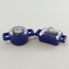 Playmobil 3688 Lot de 2 Faitouts Bleus avec Couvercles