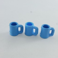 Playmobil 29147 Lot de 3 Tasses Bleues