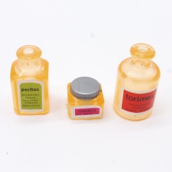 Playmobil 11445 Lot de Flacons Bouteilles Oranges Médicaments 3224 3459 3981 7682
