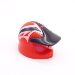 Playmobil 42144 Casque de Moto Cross Orange avec Visière