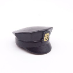 Playmobil 42158 Casquette de Policier Noire avec Logo Doré