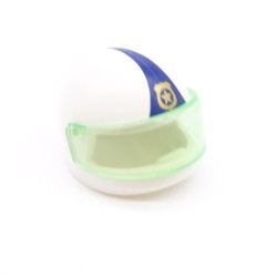 Playmobil 42160 Casque de Moto Blanc Police Carreau Vert