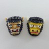 Playmobil 27082 Playmobil Set of 2 Vintage Colors Colored Indian Masks