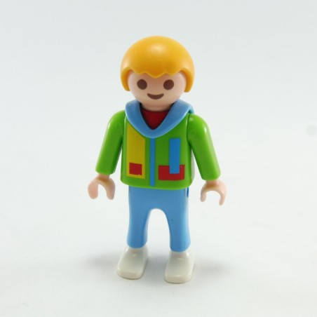 Distrahere stil korruption Playmobil Child Boy Green Blue Collar Blue 3865 3916 4093 5039