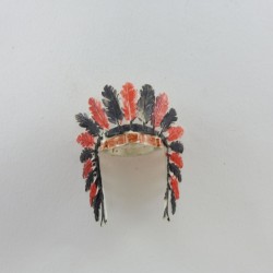 Playmobil 27148 Playmobil Vintage Indian Chef's Headdress with Colorful Colors Feathers