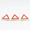 Playmobil 30063 Playmobil Lot de 3 Panneaux de Signalisation