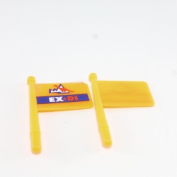 Playmobil 30115 Playmobil Set of 2 Orange Flags Polar Expedition EX DI