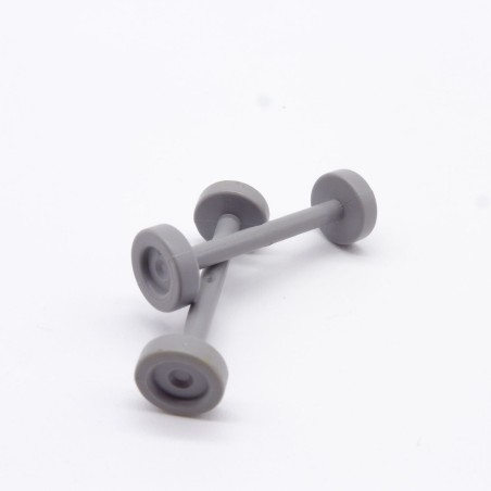 Playmobil 31904 Playmobil Set of 2 Small Gray Wheels 32mm Width