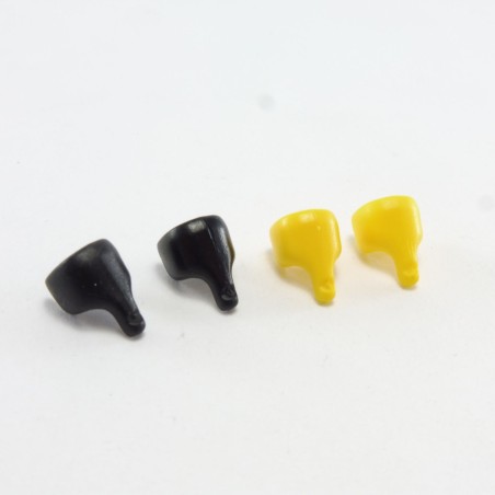 Playmobil 13063 Playmobil Lot de 4 Protections de Genoux Enfants pour Skateboard 3709 4998