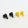 Playmobil 13063 Playmobil Lot de 4 Protections de Genoux Enfants pour Skateboard 3709 4998