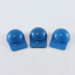 Playmobil 2488 Playmobil Set of 3 Vintage Blue Adult Round Caps