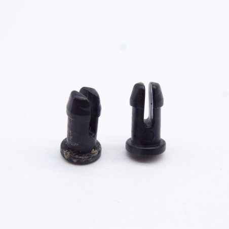 Playmobil 31953 Playmobil Lot de 2 Petites Goupilles Noires Longueur 10mm Diamètre 5mm