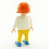 Playmobil Child Yellow and White Girl with Drawing on Chest 3819 3256