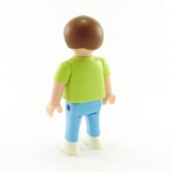 Playmobil Enfant Garçon Vert Bleu Rose 3244 4221