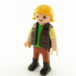 Playmobil 21910 Playmobil Child Girl Chestnut and Green Maroon Waistcoat 4159 4167