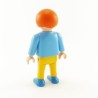 Playmobil Enfant Garçon Jaune Bleu Lapin 3075 3373