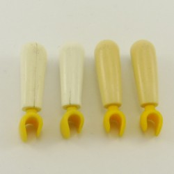 Playmobil 22655 Playmobil Set of 2 Pairs of White Arms Yellowed with Yellow Hands