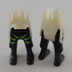 Playmobil 24736 Playmobil Set of 2 Black and Dark Gray Knight Legs Pairs