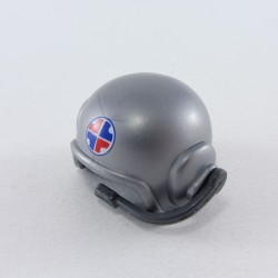 Playmobil 17107 Playmobil Gray Pilot Helicopter Helmet with Microphone