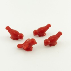 Playmobil 9188 Playmobil Set of 4 Red Birds