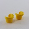 Playmobil 25418 Playmobil Lot de 2 Jambières Bas de Pantalon Jaunes Vintage