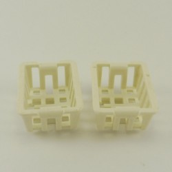 Playmobil 22360 Playmobil Set of 2 White Bike Baskets