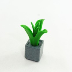 Arbre avec Plantes Agaves sur Socle Vert 4175 I257 VEGETATION PLAYMOBIL 