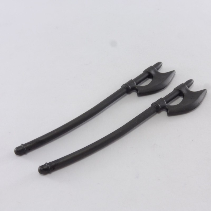 Playmobil 21074 Playmobil Set of 2 Dark Gray Halberd Lances