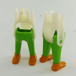 Playmobil 12246 Playmobil Lot of 2 Pairs of Legs Male Green Ornament Shoes