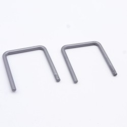 Playmobil 31996 Playmobil Set of 2 Gray Barriers