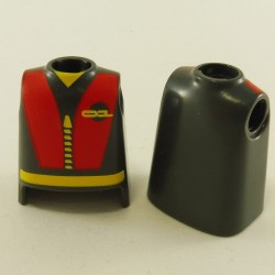 Playmobil 23751 Playmobil Lot of 2 Busts Dark Gray Red and Yellow