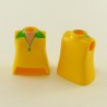 Playmobil 23763 Playmobil Lot de 2 Bustes de Femme Jaune avec Col Vert