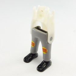 Playmobil 19863 Playmobil Pair of Gray Legs Black Tennis shoes