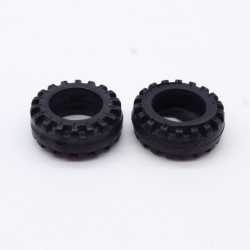 Playmobil 31949 Playmobil Lot de 2 Pneus Largeur 8mm Diamère 20mm