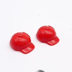 Playmobil 31053 Playmobil Lot de 2 Casquettes Rouges Enfants