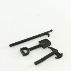 Playmobil 29521 Playmobil Black Pirates Accessories Shovel Ax Hook