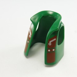 Playmobil 20097 Playmobil Green waistcoat Pockets Maroon