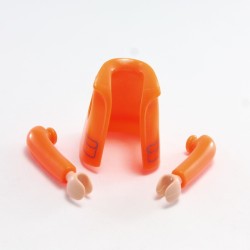Playmobil 9308 Playmobil Doctor Vest & 2 Woman Arm Orange Fluo