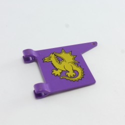 Playmobil 7700 Playmobil Flag Edge Pointe Purple Dragon Yellow