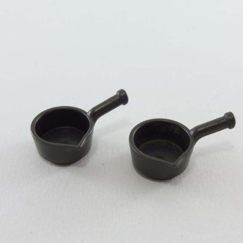 Playmobil 11494 Playmobil Set of 2 Dark Gray Pots