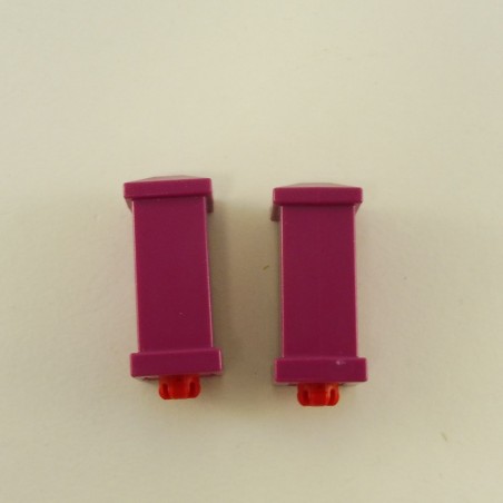 Playmobil 24349 Playmobil Lot de 2 Petits Poteaux Violets System X