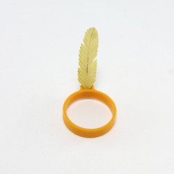 Playmobil 30342 Playmobil Orange Hat Bead with Dirty or Yellow Indian Feather